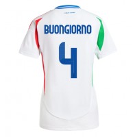 Italia Alessandro Buongiorno #4 Bortedrakt Dame EM 2024 Kortermet